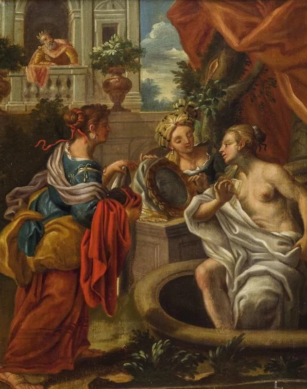 Betsabea al bagno - attribuito